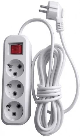 Удлинитель 3-х местный 5 метров с заземлением Stekker Home 39199