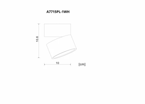 Накладной точечный светильник Arte Lamp Arcturus A7715PL-1WH (LED, 220V)