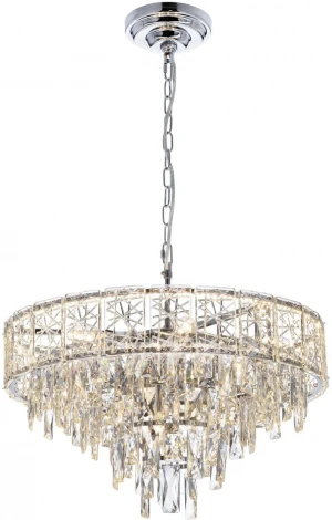 Подвесная люстра Citilux Sagrada CL317251 (220V, хрусталь, на цепи)