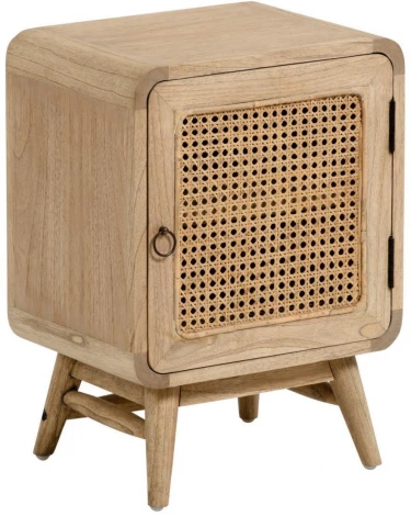 Тумба прикроватная La Forma (ex Julia Grup) Nalu (Дерево,Фанера,Ротанг,Шпон)