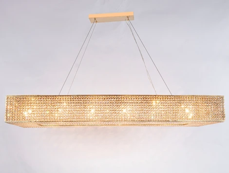 Подвесная люстра Newport 10190 10198+8/C gold