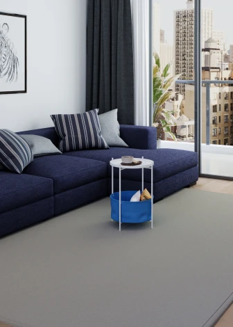 Журнальный стол LAVARIS Элдэй CUBA DEEP SEA(ярко синий)/белый муар 6238440805