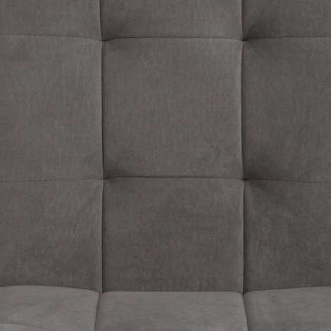 Стул обеденный Medeo Tetchair (Флок/Серый,Черный) арт.24352