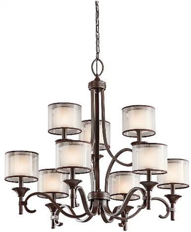 Подвесная люстра Lacey KL-LACEY9-MB Kichler (220V, на цепи)