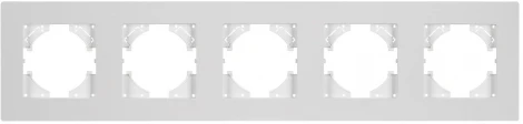 Рамка пластиковая FRM-PERIO-PL-5-WH (Arlight) 049762