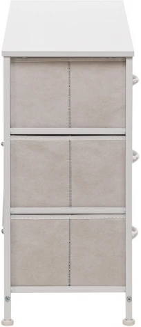 Комод Линкс 6 ящ., Каркас Белый, ящики Белые Leset