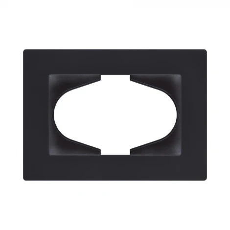 Рамка для двойной розетки черный матовый Kollinger Aspekt AT120BM