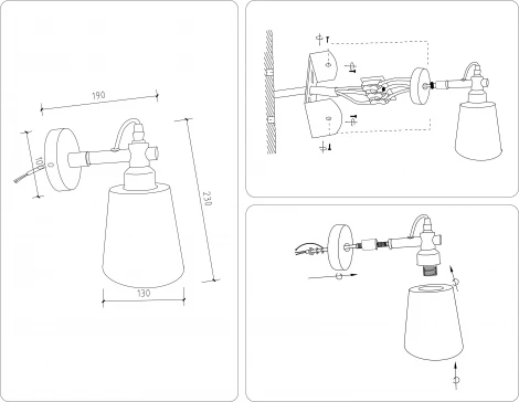 Бра Ambrella Traditional TR82213 (220V)