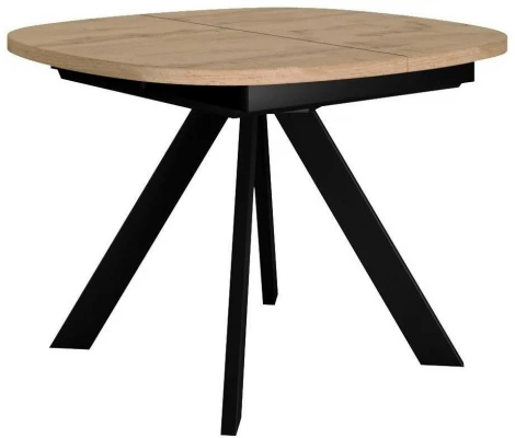 Стол DikLine B110 Дуб галифакс,опоры черные