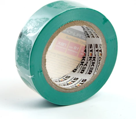 Изолента 013х19мм 10м зеленая Stekker 39906