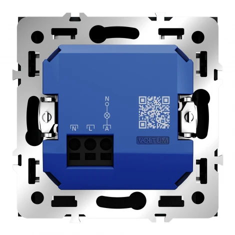 Выключатель встраиваемый карточный 16А (черный матовый) Voltum S70 VLS010708