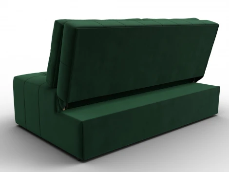 Диван прямой Лига-107 (140) (ЛДСП,Брус,Фанера,Велюр/Зеленый) Лига Диванов 134908