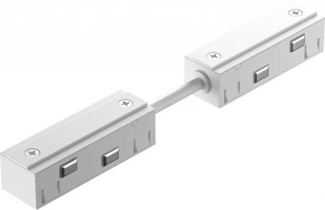 Коннектор питания прямой гибкий 5см Exility белый Maytoni Accessories for tracks Exility TRA034CPC-42W-5-1 (48V)