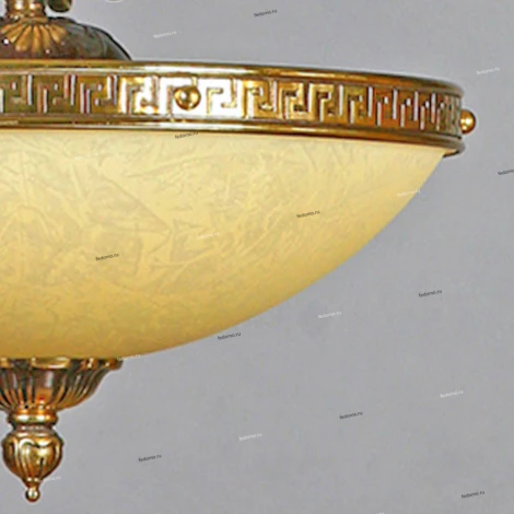 Люстра подвесная Ambiente by Brizzi Tenerife, 5 ламп, бронза с бежевым