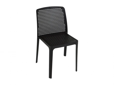 Комплект стульев Bottega 4 шт. ОГОГО Обстановочка! 966305 (Пластик/Черный)