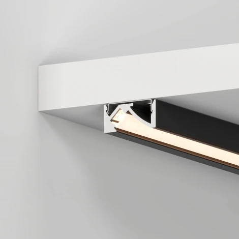 Профиль SL-BEVEL-W21-2000 ANOD BLACK (Arlight, Алюминий) 043688