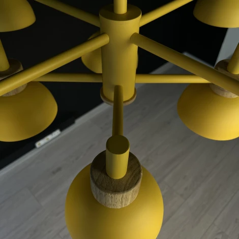 Люстра на штанге Fanta A 8 Lights Yellow ImperiumLoft Fanta_A01 (101568-26) (220V)