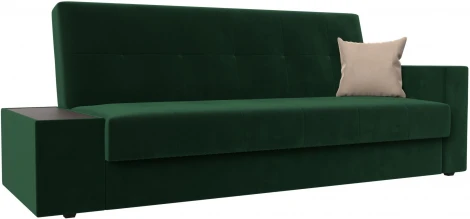 Диван-книжка Лига-020 стол слева (Зеленый,Бежевый/Велюр) Лига Диванов арт.118480L