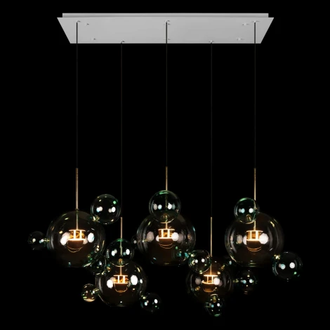 Подвесной светильник Loft It Bolle 2027-S5 Blue (LED, 220V, на проводе, шар, молекулы)