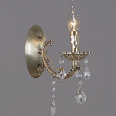 Бра ILLUMICO IL9927-1WSQ-24 AB CASTOR (220V, подвески, подсвечник, свеча)