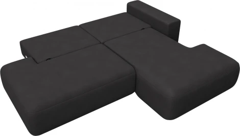 Диван угловой Лига-036 НПБ Модерн правый угол Лига Диванов (Замша) арт.127780