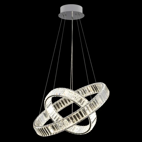 Подвесной светильник Citilux Чезаре CL338261 (регулировка яркости, LED, 220V, хрусталь, пульт управления, на тросе)
