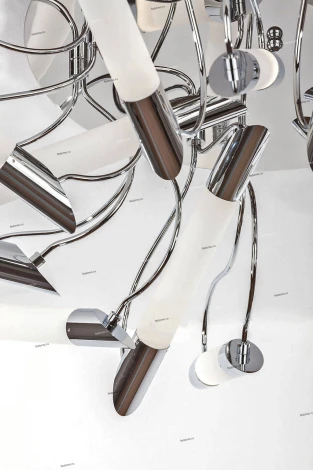 Потолочная люстра IDLamp Milada 401/9PF-LEDChrome