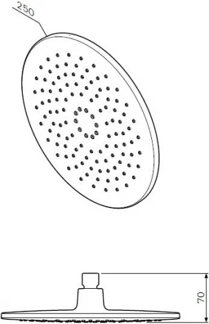 Верхний душ Am.Pm Like F0580000