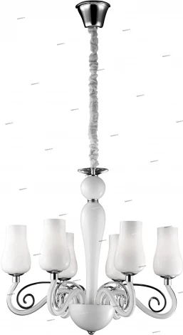 Подвесная люстра Arte Lamp Biancaneve A8110LM-6WH