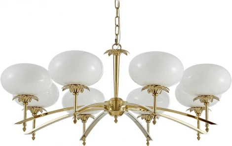 Подвесная люстра Newport 4650 4658/C gold (220V, на цепи)