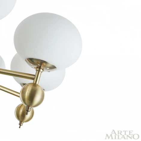 Потолочная люстра на штанге Arte Milano 270307/8 GD (220V, шарики)