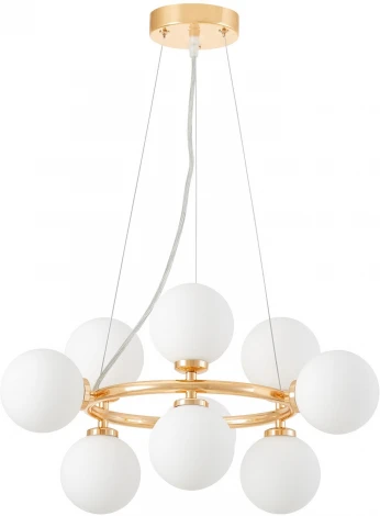 Подвесной светильник Lumina Deco Marsiada LDP 6033-9 FGD (220V, на тросе, шарики, молекулы)