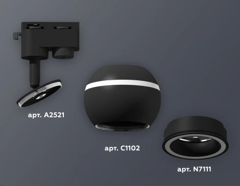 Трековый светильник Ambrella Track System XT1102061 (220V, шар)