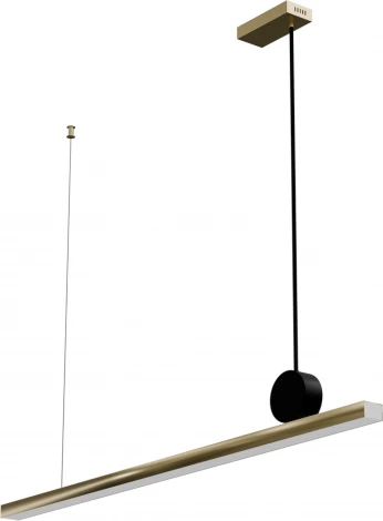 Подвесной линейный светодиодный светильник Lightera Manitoba LE111L-118GA Wi-Fi IRON (Умный дом, Алиса, Маруся, голосое управление) (220V, на проводе)