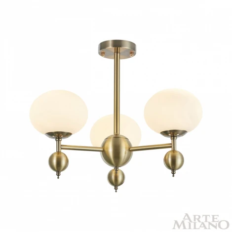 Потолочная люстра на штанге Arte Milano 270307/3 GD (220V, шарики)