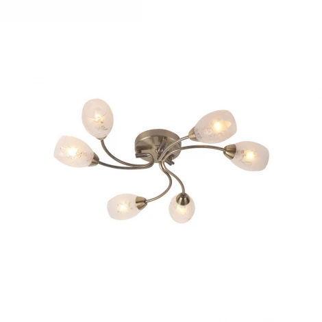 Потолочная люстра IDLamp Carmina 201/6PF-Oldbronze