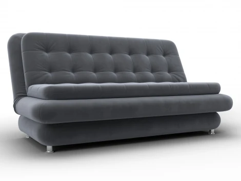 Диван-книжка Лига-123 (Металл,ЛДСП,Брус,Доска,Велюр/Серый) Лига Диванов 137618