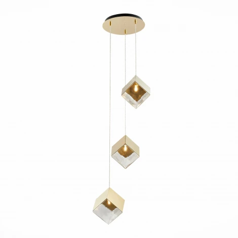 Подвесной светильник ST Luce Riello SL1182.203.03 (220V, на проводе, куб)