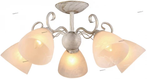 IDLamp Olsa 278/5PF-Whitepatina