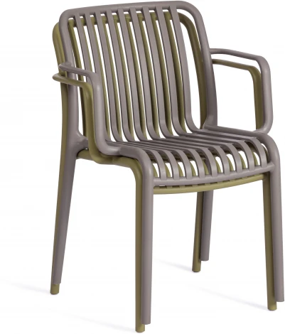 Обеденный стул Tetchair LANCASTER (Пластик/Cерый) 19405