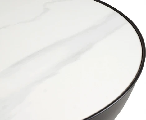 Столик журнальный Aweto mid (Керамика/Белый,Черный) ОГОГО Обстановочка! арт.888853