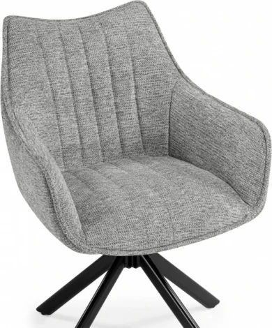 Стул на металлокаркасе Woodville Denever gray / black арт.15836