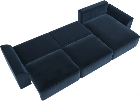 Диван угловой Лига-048 НПБ лонг Лига Диванов (Велюр) арт.128501