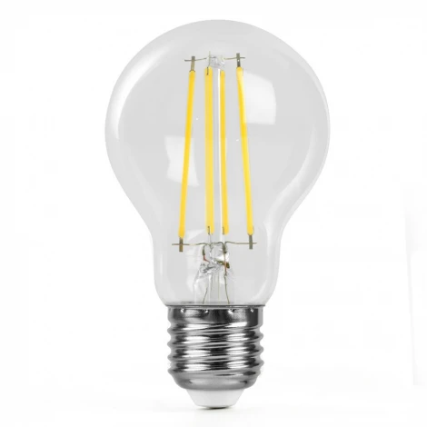 Лампа светодиодная филамент A60 шар 8W 175-265V E27 6400К Feron LB-1108 48894