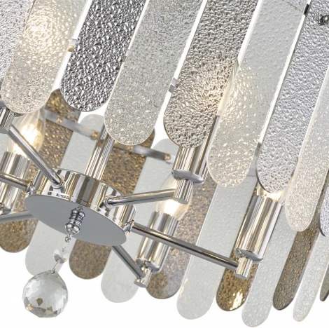 Потолочная люстра хрустальная на штанге Arte Milano Sorrento-3109 373109/6/80/500 CR (220V)