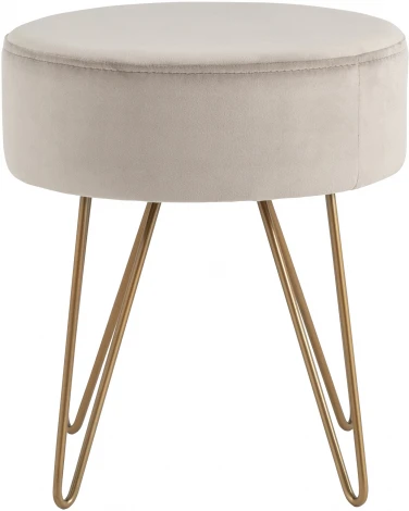 Пуф Спейси велюр серо-бежевый УТ000035908