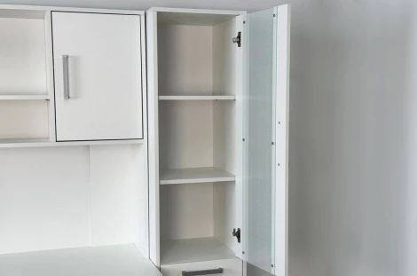 Лайт-2 Стеллаж Mebelson (ЛДСП/Белый) арт.SL-01.1477