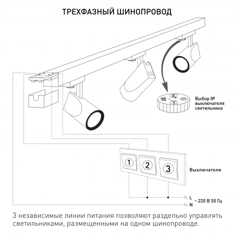Трековый светильник Elektrostandard Vista LTB15