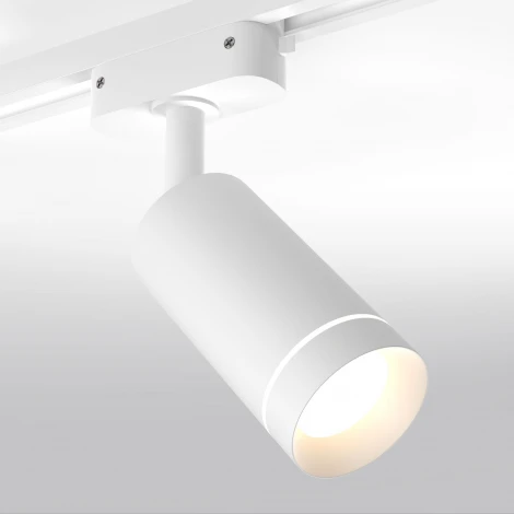 Трековый светильник однофазный 220V светодиодный белый 7W 4200K Elektrostandard Topper LTB39 (круглые)