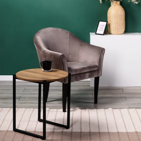 Стол кофейный R-Home Clio Шерман коньяк